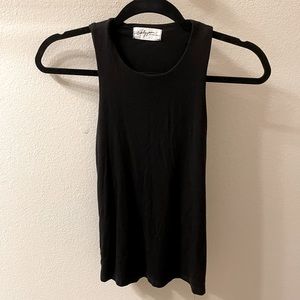 Medium Carly Jean Los Angeles Black Tank Top